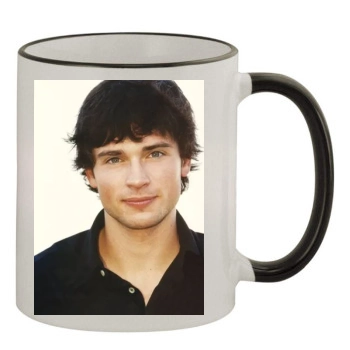 Tom Welling 11oz Colored Rim & Handle Mug