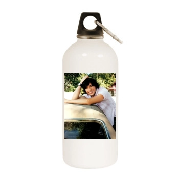 Tom Welling White Water Bottle With Carabiner