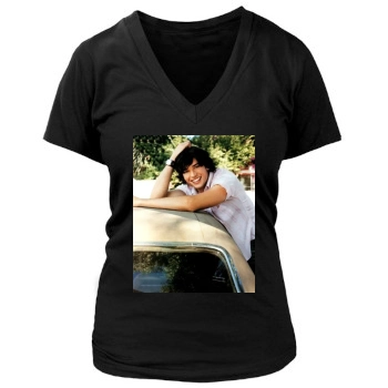 Tom Welling Women's Deep V-Neck TShirt