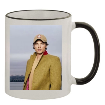 Tom Welling 11oz Colored Rim & Handle Mug