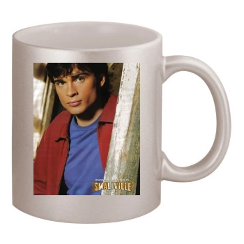 Tom Welling 11oz Metallic Silver Mug