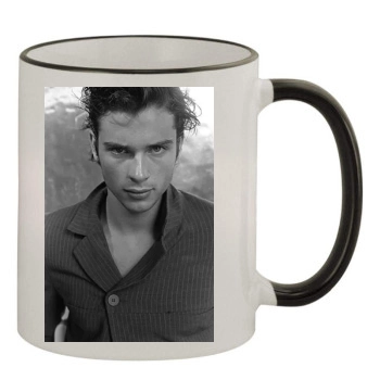 Tom Welling 11oz Colored Rim & Handle Mug