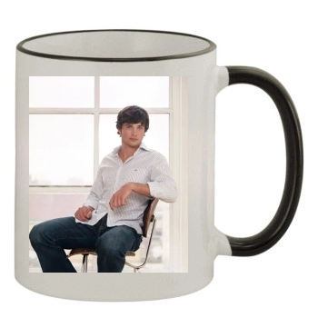 Tom Welling 11oz Colored Rim & Handle Mug