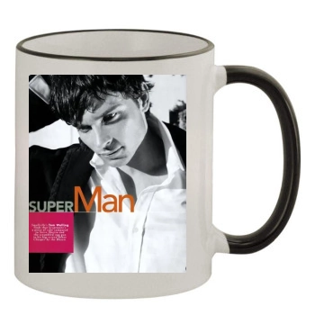 Tom Welling 11oz Colored Rim & Handle Mug