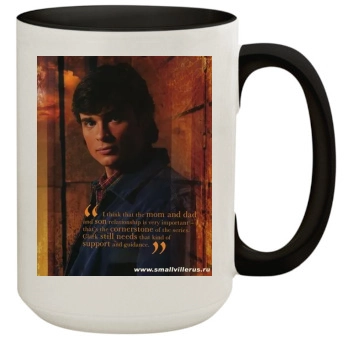 Tom Welling 15oz Colored Inner & Handle Mug