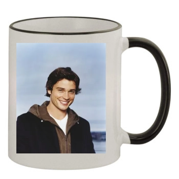 Tom Welling 11oz Colored Rim & Handle Mug