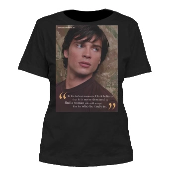 Tom Welling Women's Cut T-Shirt