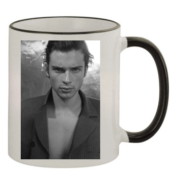 Tom Welling 11oz Colored Rim & Handle Mug