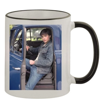 Tom Welling 11oz Colored Rim & Handle Mug