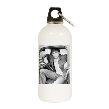 Tom Welling White Water Bottle With Carabiner