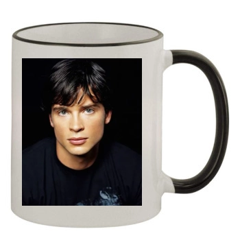 Tom Welling 11oz Colored Rim & Handle Mug