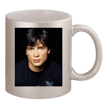 Tom Welling 11oz Metallic Silver Mug