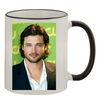 Tom Welling 11oz Colored Rim & Handle Mug