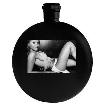 Toni Braxton Round Flask