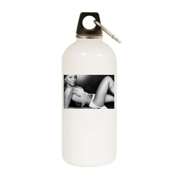 Toni Braxton White Water Bottle With Carabiner