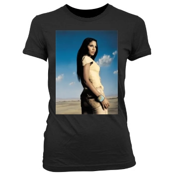 Toni Braxton Women's Junior Cut Crewneck T-Shirt