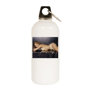 Toni Braxton White Water Bottle With Carabiner