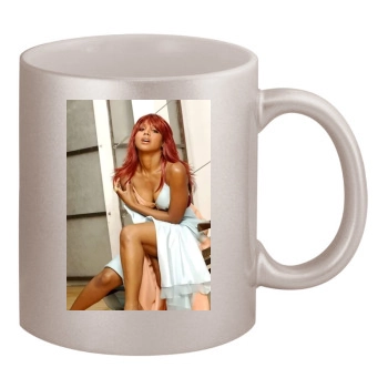 Toni Braxton 11oz Metallic Silver Mug