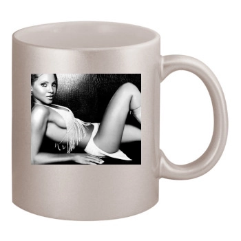 Toni Braxton 11oz Metallic Silver Mug