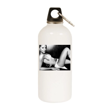 Toni Braxton White Water Bottle With Carabiner