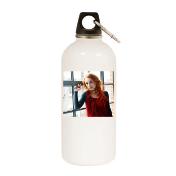 Tori Amos White Water Bottle With Carabiner