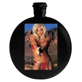 Torrie Wilson Round Flask