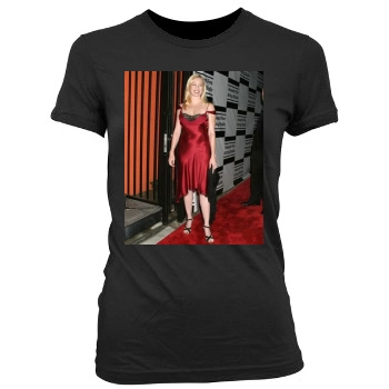 Traci Lords Women's Junior Cut Crewneck T-Shirt