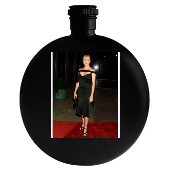 Traci Lords Round Flask