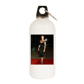 Traci Lords White Water Bottle With Carabiner