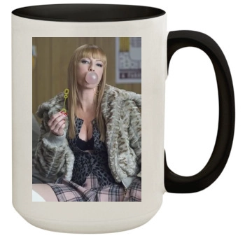 Traci Lords 15oz Colored Inner & Handle Mug