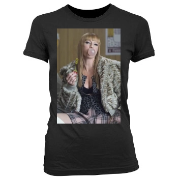 Traci Lords Women's Junior Cut Crewneck T-Shirt