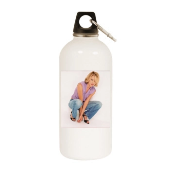 Traylor Howard White Water Bottle With Carabiner