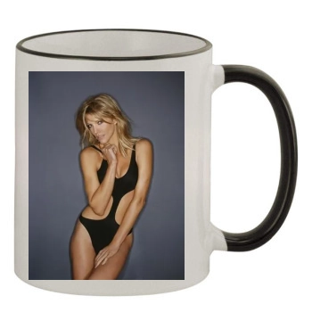 Tricia Helfer 11oz Colored Rim & Handle Mug