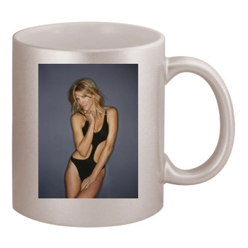 Tricia Helfer 11oz Metallic Silver Mug