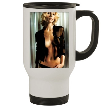 Tricia Helfer Stainless Steel Travel Mug