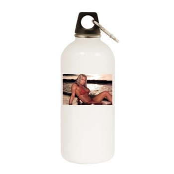 Trish Stratus White Water Bottle With Carabiner