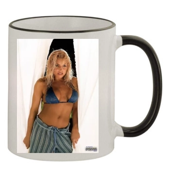 Trish Stratus 11oz Colored Rim & Handle Mug