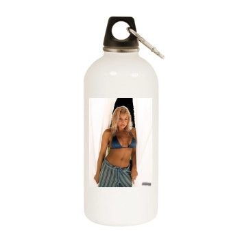 Trish Stratus White Water Bottle With Carabiner