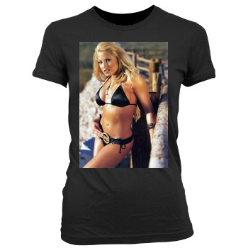 Trish Stratus Women's Junior Cut Crewneck T-Shirt