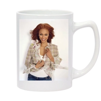 Tyra Banks 14oz White Statesman Mug