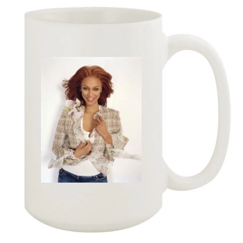 Tyra Banks 15oz White Mug