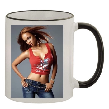 Tyra Banks 11oz Colored Rim & Handle Mug