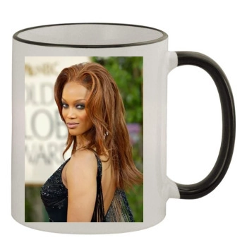 Tyra Banks 11oz Colored Rim & Handle Mug