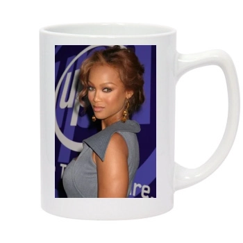 Tyra Banks 14oz White Statesman Mug