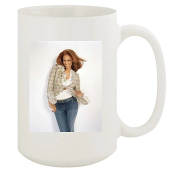 Tyra Banks 15oz White Mug