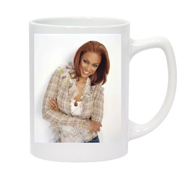 Tyra Banks 14oz White Statesman Mug