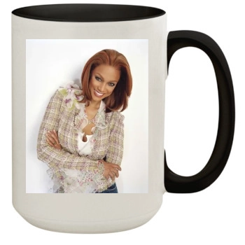 Tyra Banks 15oz Colored Inner & Handle Mug