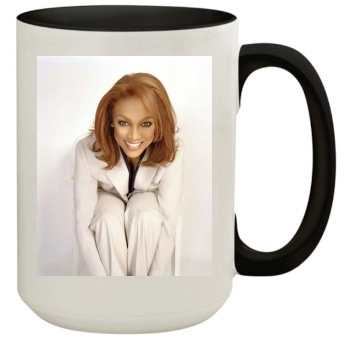 Tyra Banks 15oz Colored Inner & Handle Mug