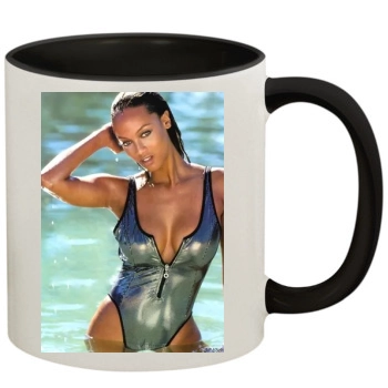 Tyra Banks 11oz Colored Inner & Handle Mug