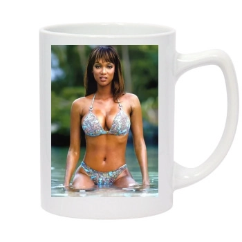 Tyra Banks 14oz White Statesman Mug